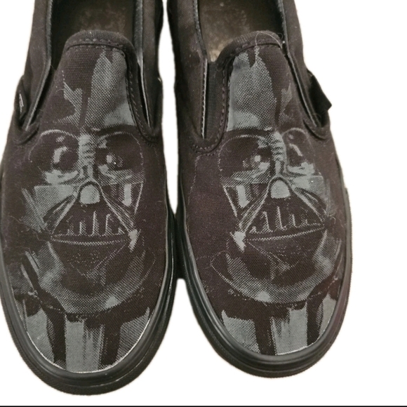 Vans Star Wars x Unisex Black Classic Slip-on 'Darth Vader 5M 6.5W - Picture 10 of 11